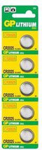 GP Lithium CR2025 - Knoopcelbatterijen - 3 V - 5 stuks