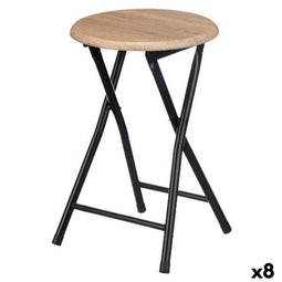 Kruk Gift Decor WR7007M Natuurlijk PVC Metaal Hout MDF 30 x 46 x 30 cm 71,8 x 6,5 x 30 cm (8 Stuks)