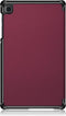 3-Vouw sleepcover hoes - Geschikt voor Samsung Galaxy Tab A7 Lite - Bordeaux Rood