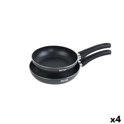 Pannenset Quttin Aluminium 24 cm 2 Onderdelen (4 Stuks)