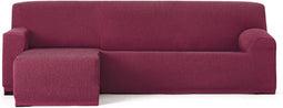 Hoes voor chaise longue met korte armleuning links Eysa TROYA Bordeaux 170 x 110 x 310 cm