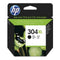 Originele inkt cartridge HP Nº304XL Zwart (60 Stuks)