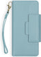 Selencia Hoesje Geschikt voor Samsung Galaxy S20 Hoesje Met Pasjeshouder - Selencia Surya 2-in-1 Uitneembare Vegan Lederen Bookcase - Blauw