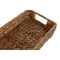 Set van trays Home ESPRIT Natuurlijk Tropisch 40 x 26 x 9 cm (2 Stuks)
