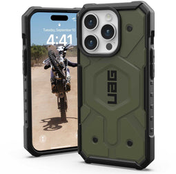 Urban Armor Gear Pathfinder - Smartphonehoesje MagSafe - 4.8M drop protectie - Groen