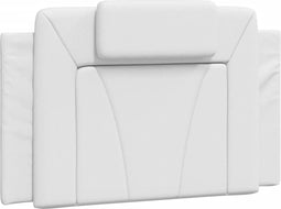 vidaXL - Hoofdbordkussen - 80 - cm - kunstleer - wit