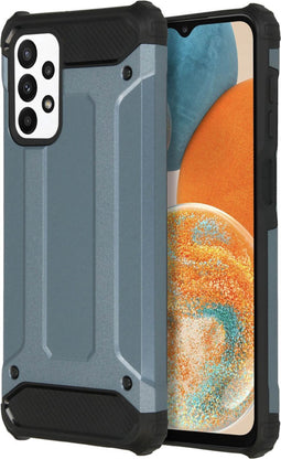 iMoshion Hoesje Geschikt voor Samsung Galaxy A23 (5G) Hoesje - iMoshion Rugged Xtreme Backcover - Blauw
