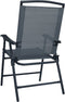 vidaXL - Tuinstoelen - inklapbaar - 2 - st - textileen - crème