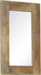 vidaXL - Spiegel - 50x50 - cm - massief - mangohout