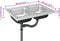 vidaXL - Gootsteen - met - dubbele - bak - 800x600x155 - mm - roestvrij - staal - zilver
