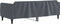 vidaXL - Slaapbank - 100x200 - cm - fluweel - donkergrijs