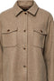 PIECES PCJUDY - Shacket - V-Hals met knoopsluiting - M