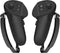 Siliconen Case met Strap geschikt voor Oculus Quest Pro Touch Controller - Cover Geschikt voor Meta Quest Pro - 2 Stuks - Zwart