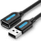 Vention CBIBH USB-kabel USB 2.0 2 m USB A Zwart