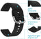 iMoshion Siliconen bandje Multipack voor de Garmin Vivoactive 4L - Zwart / Groen / Blauw