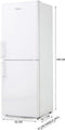 Domo DO91304C - Vrijstaande Koel-vriescombinatie - 138 liter - Energieklasse C - Wit