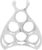 vidaXL - Wijnrek - Zilver - 38 - x - 33 - x - 13 - cm - in - Aluminium