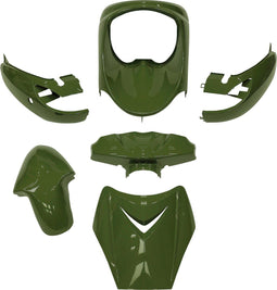 Plaatset Peugeot Vivacity tot bouwjaar 2008 - 6 delig - districtgroen