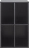Vinyl lp platen kast - opbergen lp platen - platenspeler meubel - zwart