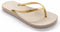 Ipanema Anatomic Tan Slippers Dames - Beige/Gold