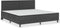 vidaXL - Hoofdbord - 200x200 - cm - stof - donkergrijs