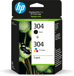 HP 304 - Inktcartridge - Origineel - Kleur en Zwart