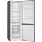 Koenic KFK631-1DIN - Koelvriescombinatie - NoFrost - RVS-look