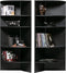 WOOOD Trian Tower Kast Wall - Essen - Zwart - 168x100x76