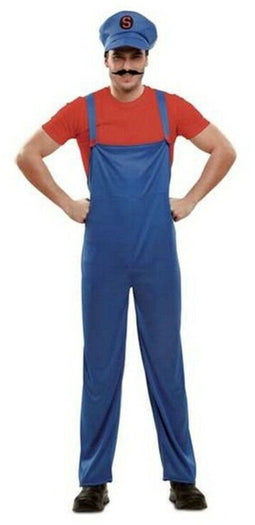Kostuums voor Volwassenen Super Plumber My Other Me Rood M/L