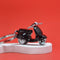 Metalmorphose sleutelhanger scooter - Zwart