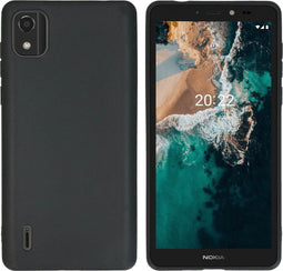 iMoshion Hoesje Geschikt voor Nokia C2 2nd Edition Hoesje Siliconen - iMoshion Color Backcover - Zwart