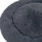 vidaXL - Honden-/kattenkussen - wasbaar - 90x90x16 - cm - pluche - donkergrijs