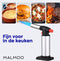 Malmoo Gasbrander - Professionele Creme Brulee Brander - Navulbaar - Zilver
