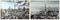 Schilderij DKD Home Decor Stad 120 x 4 x 80 cm Loft (2 Stuks)