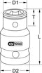 KS Tools 911.4351 9114351 Bitadapter Aandrijving 1/2 (12.5 mm) 38 mm 1 stuk(s)