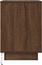 vidaXL - Nachtkastje - met - LED-verlichting - 38x34x50 - cm - bruin - eiken