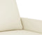 vidaXL - Tweezitsbank - 120 - cm - fluweel - crèmekleurig