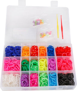 Colorful DIY Bands Loombox - DIY loombandjes - 1440 stuks - Multicolor
