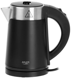 Adler AD 1372B - Waterkoker 0,6L - Roestvrij staal - Zwart