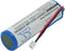 Scheerapparaatbatterij LiIon 3.7V 3000mAh vervangt Wella 8725-1001