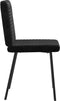 vidaXL - Eetkamerstoelen - 2 - st - fluweel - zwart