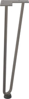 vidaXL - Haarspeld - tafelpoten - 4 - st - 42 - cm - massief - staal - naturel