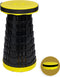 Opvouwbare kruk extra strong geel - telescopische kruk - 250 kg - inklapbare kruk - draagbaar - kampeerstoel - opstapkrukje