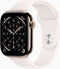 Apple Watch Series 11 - Smartwatch - GPS + Cellular - 46mm - Titanium - Sportbandje M/L - Goud (Roze)