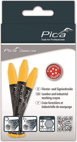 Pica 590/44 - Markeerkrijt PRO - 12x120mm - Geel (12 stuks)