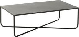 J-Line salontafel Kruis Frame - metaal - zwart