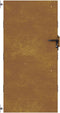 vidaXL - Poort - 85x175 - cm - cortenstaal