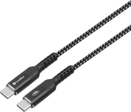 USB-C Cable CoolBox COO-CAB-UC-60W 1,2 m Black Black/Grey