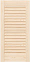 vidaXL - Kastdeuren - met - lamellen - 2 - st - 61,5x29,5 - cm - massief - grenenhout