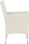 vidaXL - Tuinstoelen - 2 - st - met - kussens - poly - rattan - wit